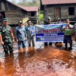 Forkopimcam Cempaga Hulu Berikan Bantuan CSR Dari PT. BGA Grup Kepada Korban Banjir.