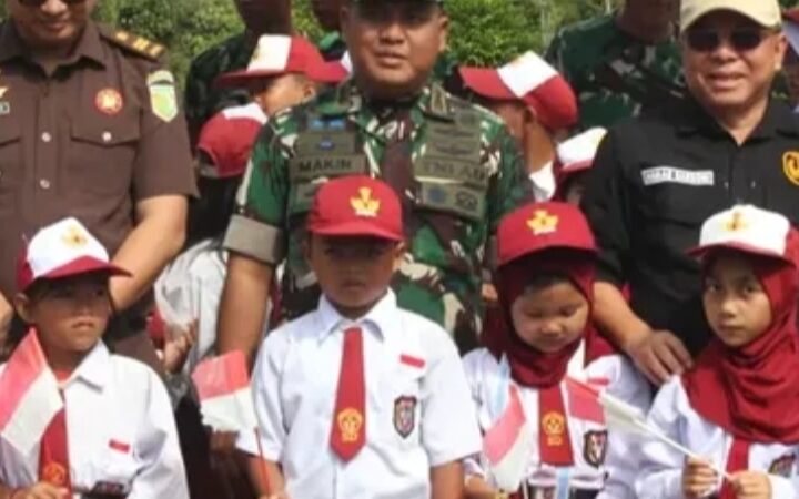 KOMANDAN KODIM 1014/PBUN MENGHADIRI KEGIATAN GROUND BREAKING PEMBANGUNAN JEMBATAN GARUDA