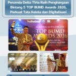 Perkuat Tata Kelola dan Digitalisasi, Perumda Delta Tirta Sidoarjo Meraih Penghargaan Bintang 5 TOP BUMD Awards 2026
