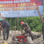 TNI Hadir Untuk Rakyat, Pembangunan Jembatan Garuda Terus Berlanjut
