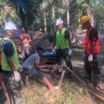 Anyaman Besi Jembatan Garuda Mulai Dibentuk, Gotong Royong TNI Dan Warga Desa Tukang Langit Kian Solid