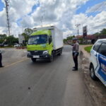 Satlantas Polres Kotim Gelar Patroli Jarak Jauh, Pantau SPBU dan Cegah Laka Lantas di Jalur Tjilik Riwut