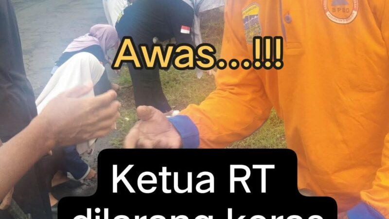 Ketua RT Dilarang Keras Melanggar Permendagri dan Perda, Sanksi Hukum Menanti.