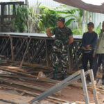 Dandim 1015/Sampit Dampingi Danrem 102/Pjg Tinjau Progres Pembangunan KDKMP