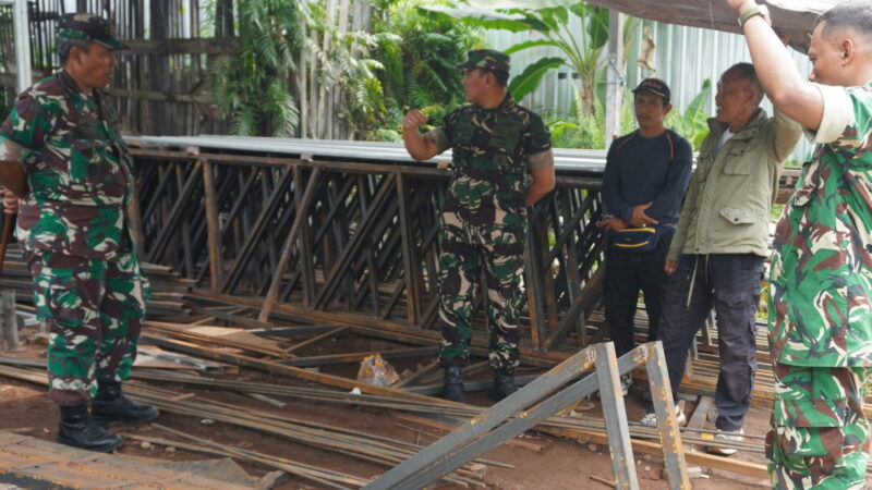 Dandim 1015/Sampit Dampingi Danrem 102/Pjg Tinjau Progres Pembangunan KDKMP