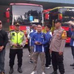Personel Polsek Cikupa Amankan Keberangkatan Buruh KSPSI MJH dari PT Torabika Menuju Monas Dalam Rangka May Day 2026