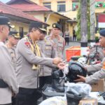 Wakapolda Kalteng Pimpin Pengecekan Sarpras Karhutla di Polres Jajaran, Pastikan Personil Siap Tempur.