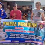 Jaga Kamtibmas Sungai Mentaya, Satpolairud Polres Kotim Intensifkan Patroli Perairan Hingga Dermaga