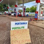 Pastikan Distribusi Lancar, Polsek Cempaga Monitoring SPBU Elfabi Km.40