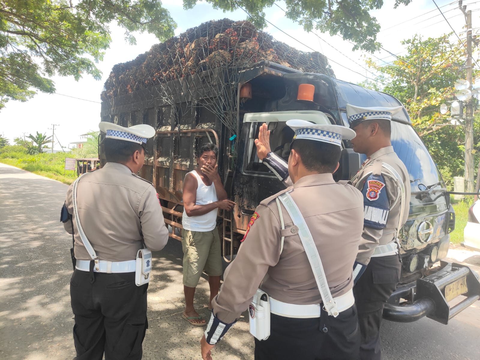 Tekan Angka Laka Lantas, Satlantas Polres Kotim Gelar Razia Simpatik di Jalan Lingkar Selatan Sampit