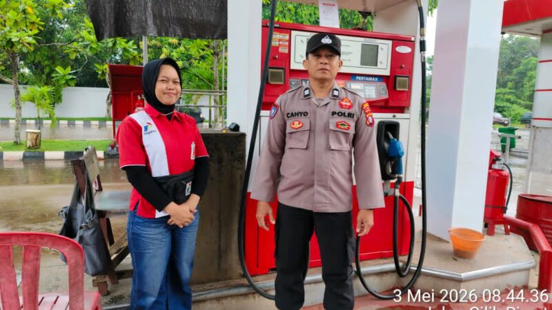 Pasca Penyesuaian Harga, Polisi Pastikan Stok BBM di SPBU Kota Besi Aman dan Antrean Terkendali