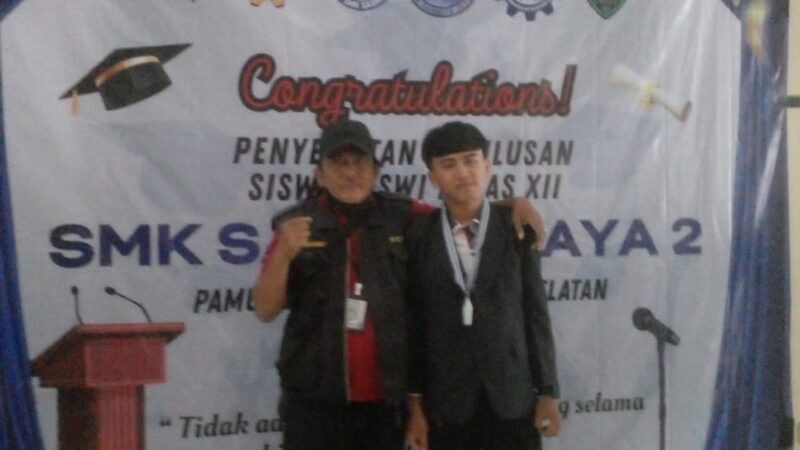 Selamat Wisuda Moh.Ikbal Baiturahman Putra Dari Sopiyan Abdilah Dan Siswa Siswi SMK Sasmita Jaya 2 Pamulang