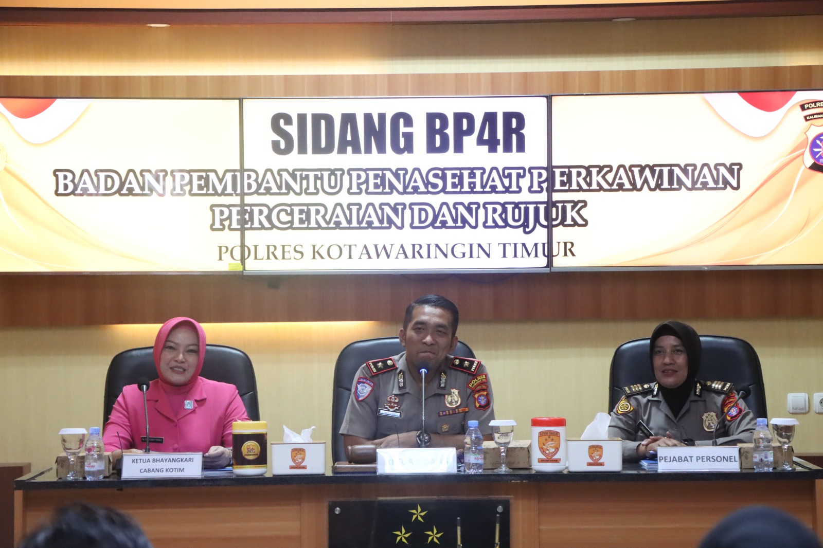 Waka Polres Kotim Pimpin Sidang BP4R Perkawinan PNPP Polres Kotim