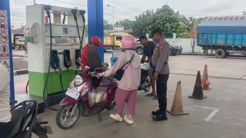 Sisir 4 SPBU di Baamang, Polisi Pastikan Tak Ada Gejolak Pasca Penyesuaian Harga BBM