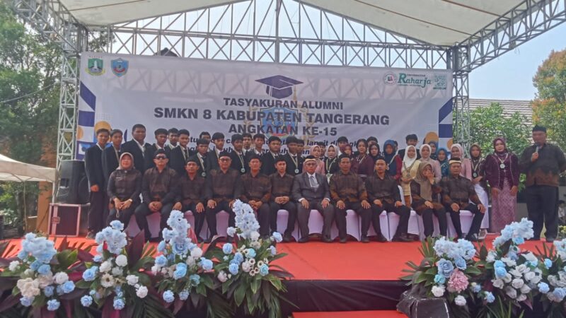 Tasyakuran Alumni SMKN 8  Jambe Kabupaten Tangerang Angkatan ke -15.