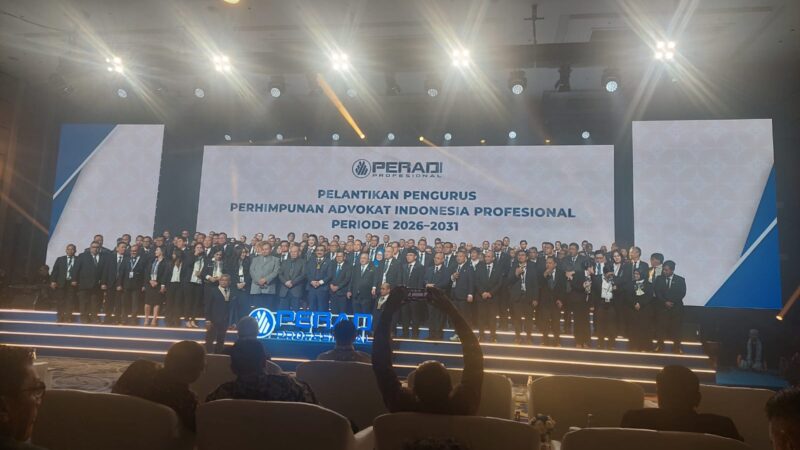 WPO Bangga atas Pelantikan Presiden sebagai Wakil Presiden PERADI PROFESSIONAL Periode 2026–2031