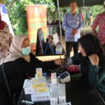 Kodim 0621/Kab.Bohor TMMD ke 128 Warga Desa Banyuasin Antusias, Serbu Penyuluhan Kesehatan Terpadu