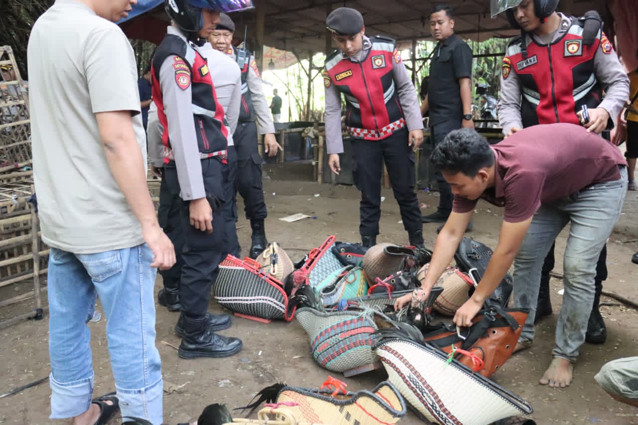 Polresta Tangerang Gerebek Judi Sabung Ayam di Jayanti, Dua Orang dan 28 Unit Motor Diamankan