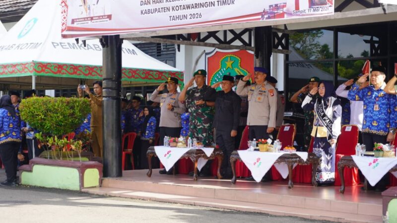 Dandim 1015/Sampit Hadiri upacara Peringati Hari Pendidikan Nasional, Hari Otonomi Daerah ke-XXX, Dan Hari Kebangkitan Nasional Tahun 2026