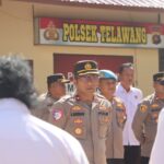 Perkuat Kedisiplinan, Wakapolres Kotim Pimpin Sidak Gaktibplin di Polsek Telawang