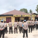 Tegakkan Disiplin Internal, Wakapolres Kotim Laksanakan Gaktibplin di Polsek Cempaga Hulu