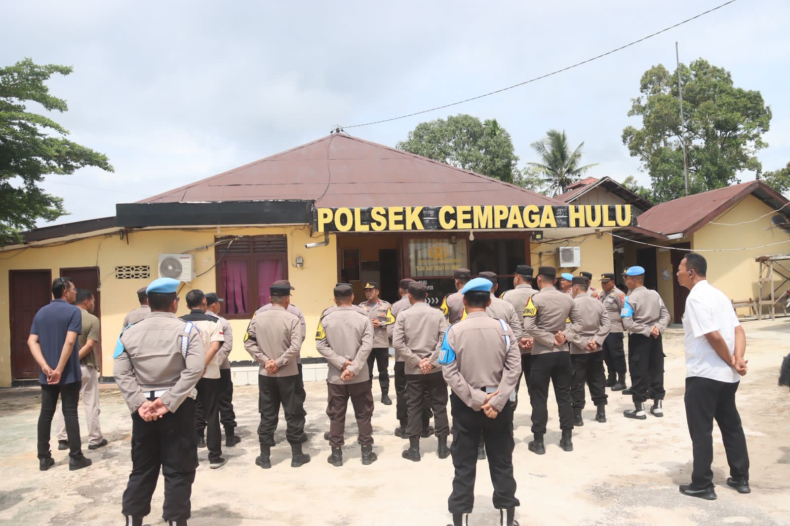 Tegakkan Disiplin Internal, Wakapolres Kotim Laksanakan Gaktibplin di Polsek Cempaga Hulu