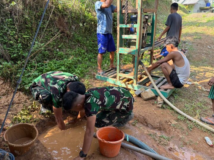 ​Menghadirkan Sumber Kehidupan: Ikhtiar Satgas TMMD 128 Tuntaskan Krisis Air di Banyuasih