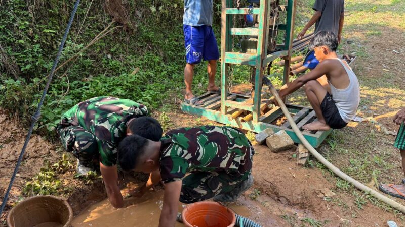 ​Menghadirkan Sumber Kehidupan: Ikhtiar Satgas TMMD 128 Tuntaskan Krisis Air di Banyuasih