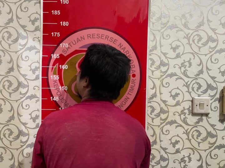 Polres Kotim Ringkus Karyawan Swasta di Baamang Tengah, 20,6 Gram Sabu Disita