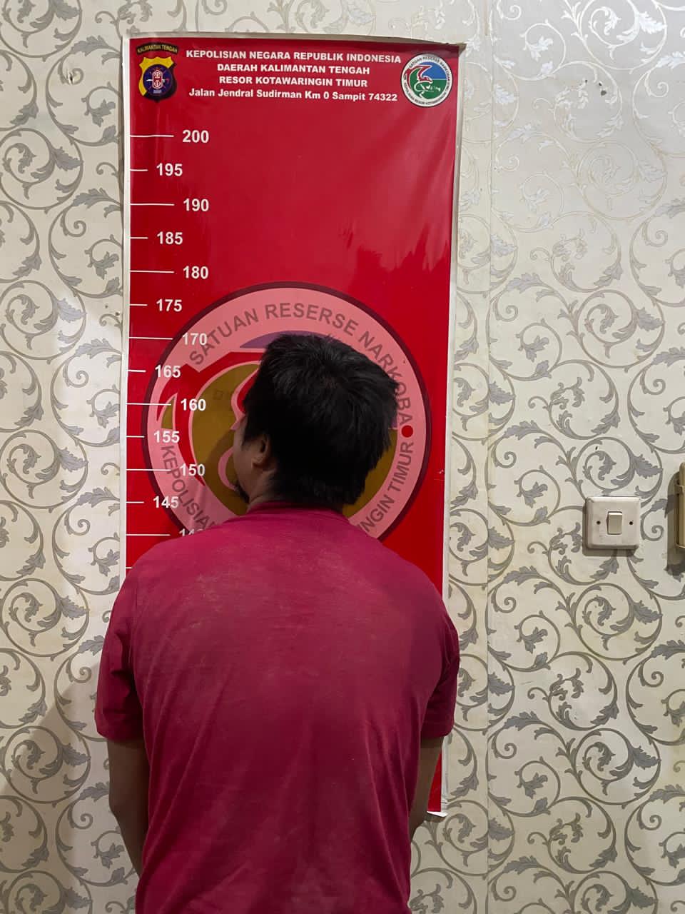 Polres Kotim Ringkus Karyawan Swasta di Baamang Tengah, 20,6 Gram Sabu Disita