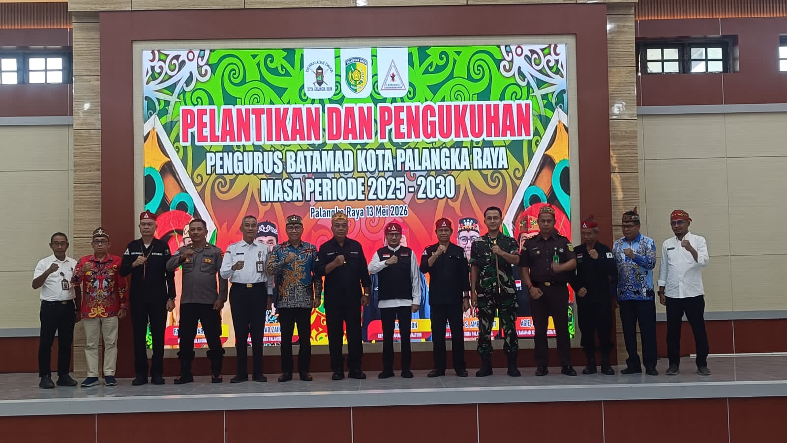 Wujudkan Sinergi Bangsa, Dandim 1016/Plk Hadiri Pelantikan Pengurus Batamad Kota Palangka Raya