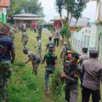 Kodim 0621/Kab. Bogor Gandeng Lintas Instansi Benahi Fasum Desa Banyuasih