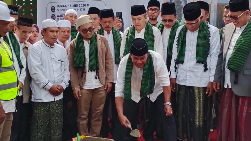 Bupati Tangerang Letakkan Batu Pertama Pembangunan Masjid At Ta’awun di Green Savana Citra Raya