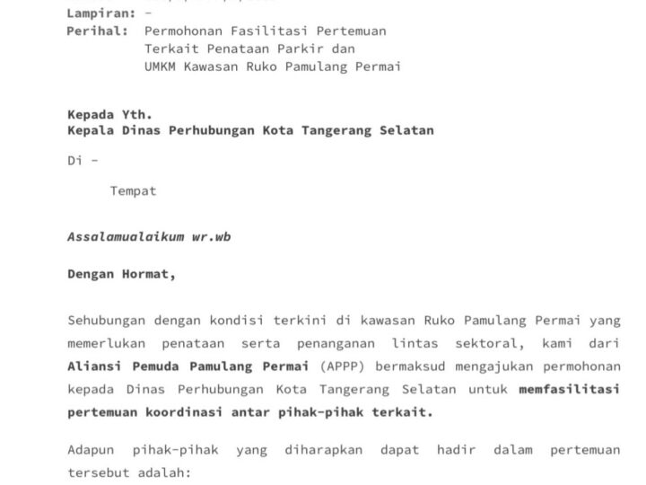 Dugaan Pungli di Ruko Pamulang Permai, APPP Layangkan Protes Keras