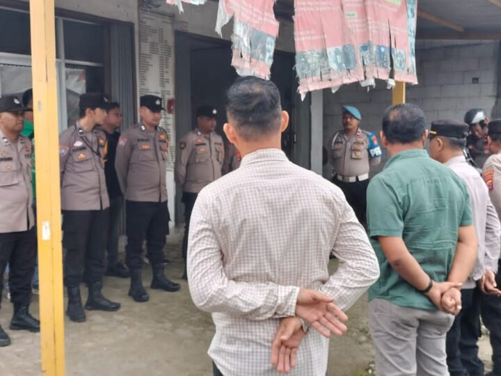 Kapolsek Panongan Pimpin Apel Pengamanan Peresmian Koperasi Merah Putih, 28 Personel Disiagakan