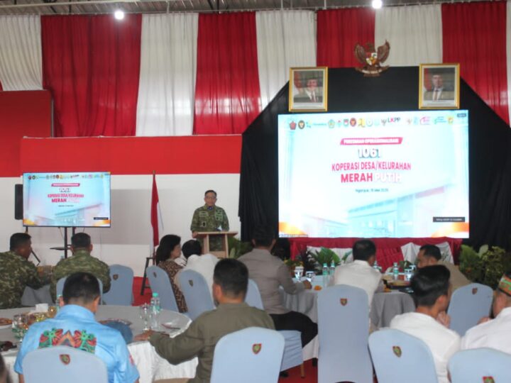 Dandim 1016/Plk Ikuti Launching Operasionalisasi Koperasi Merah Putih Bersama Forkopimda