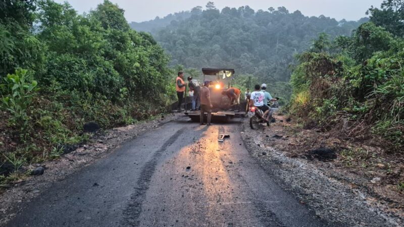 Warga Sambut Gembira, Akselerasi TMMD Ke-128 Bogor: Jalan Aspal 5,2 Kilometer Hampir Rampung