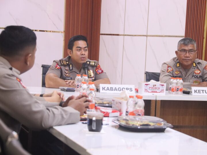 Tingkatkan Kinerja dan Pelayanan, Biroops Polda Kalteng Gelar Supervisi Kewilayahan di Polres Kotim