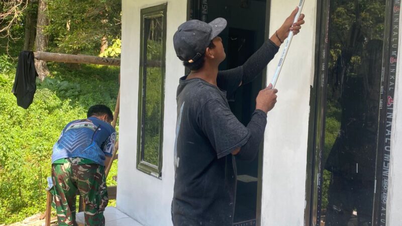 Mendekati Penutupan, Satgas TMMD ke-128 Kebut Renovasi Mushola dan Infrastruktur di Tegal Lega