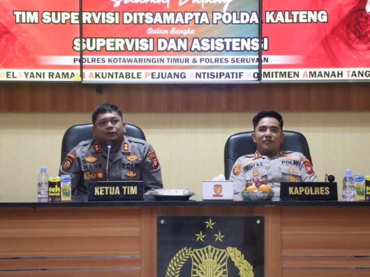 Tingkatkan Kesiapsiagaan, Tim Supervisi Polda Kalteng Nilai Lomba Patroli Samapta di Polres Kotim