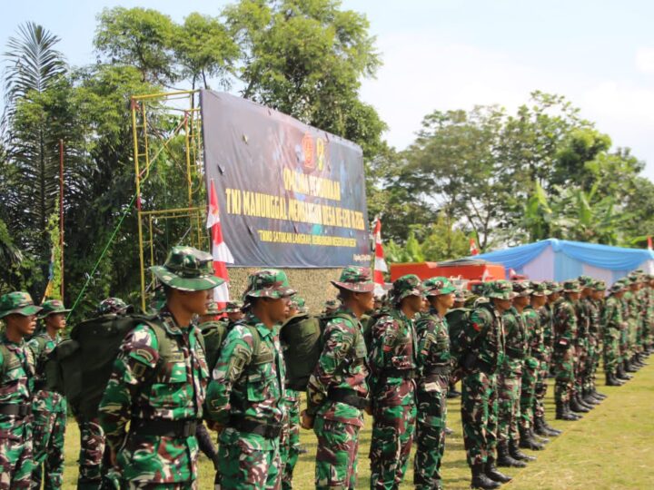 Matangkan Persiapan, Satgas TMMD ke-128 Bogor Gelar Gladi Resik Penutupan