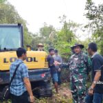 Kodim 1015/Spt Kawal Percepatan Pembangunan Satuan Yonif TP 923/Mentaya