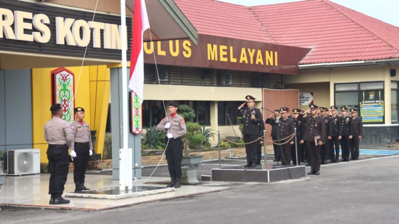 Pimpin Upacara Hari Kebangkitan Nasional ke-118, Kapolres Kotim Ajak Personel Teladani Semangat Perjuangan