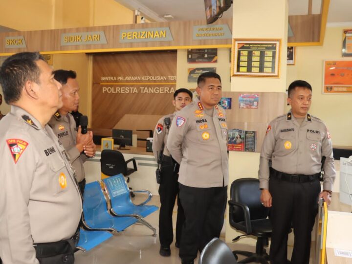 Supervisi dan Implementasi SPKT-Pamapta, Stamaops Polri Kunjungi Polresta Tangerang