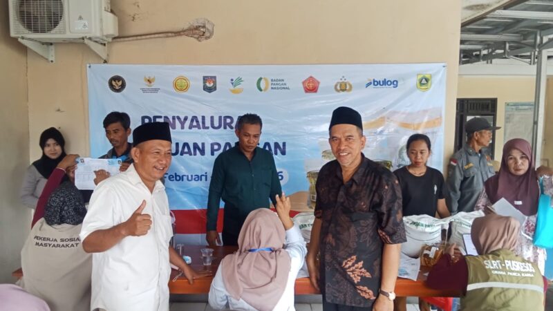1337 WARGA PENERIMA PENYALURAN BANTUAN PANGAN DI DESA GINTUNG CILEJET PARUNG PANJANG