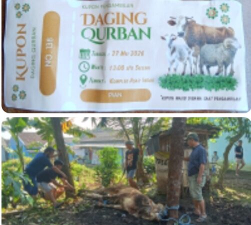 Keluarga Besar Bapak Supendi (Pepen) Menyembelih 1 Ekor Sapi Qurban Berjalan Lancar Dan Semoga Berkah