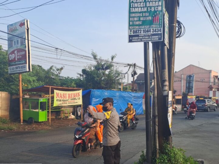 Hadapi Libur Panjang, Polsek Tigaraksa Intensifkan Pengaturan Lalu Lintas