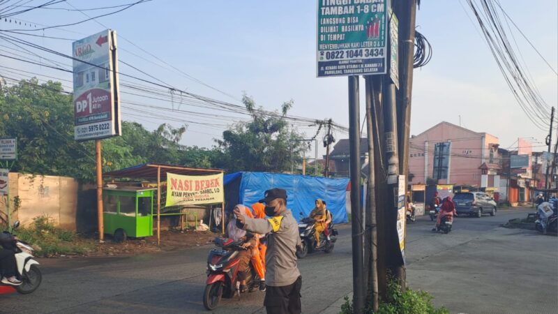 Hadapi Libur Panjang, Polsek Tigaraksa Intensifkan Pengaturan Lalu Lintas