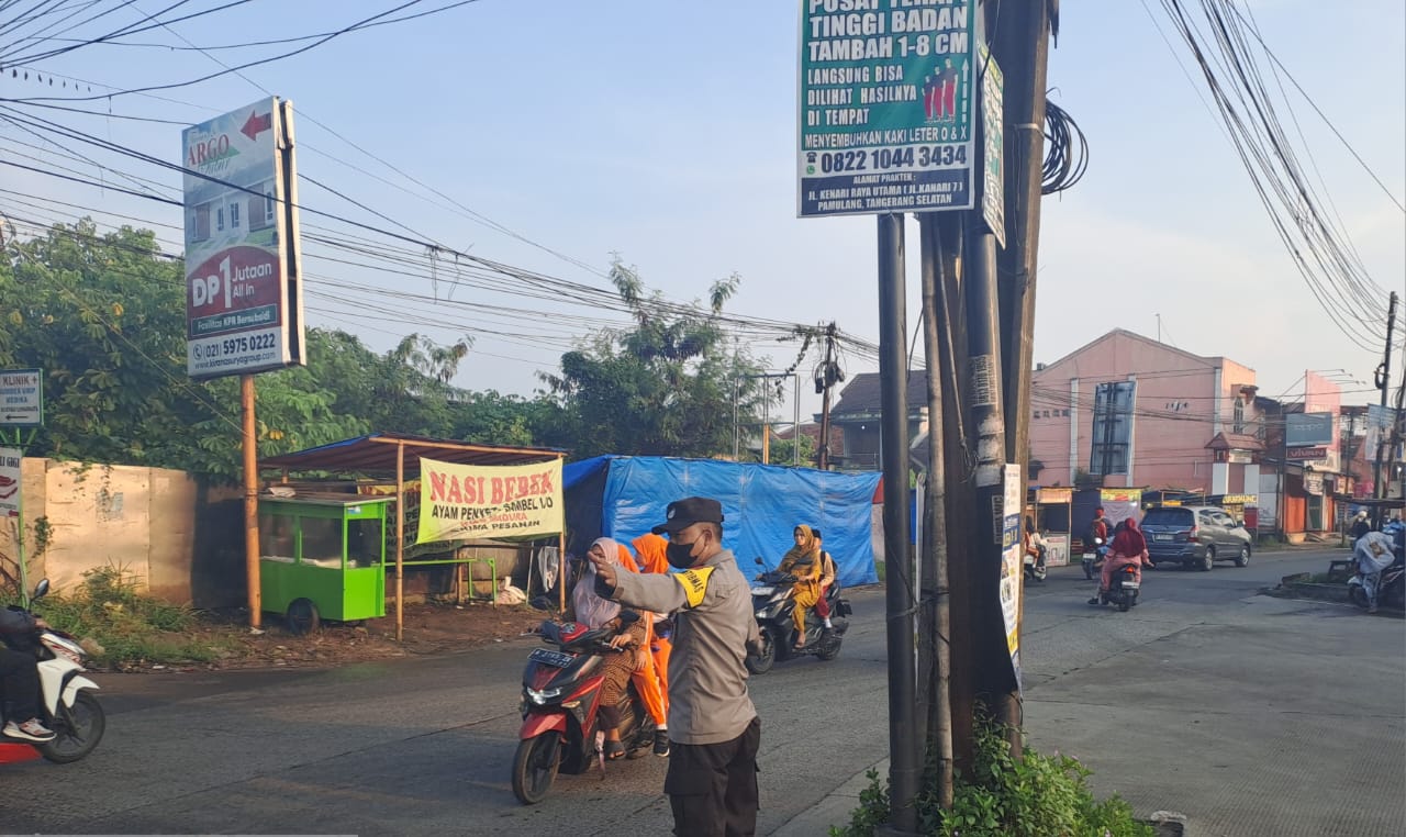 Hadapi Libur Panjang, Polsek Tigaraksa Intensifkan Pengaturan Lalu Lintas