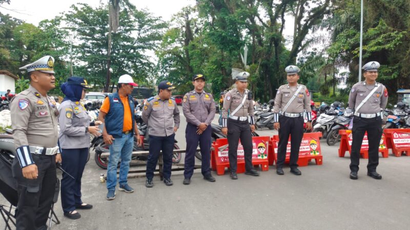 Jaga Kelancaran CFD dan Operasi Keselamatan Telabang 2026, Satlantas Polres Kotim Lakukan Rekayasa Arus Lalu Lintas
